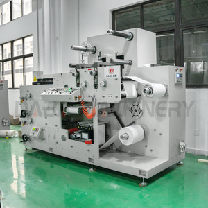Machine d'impression flexographique automatique bicolore avec découpe 55-80m/min pour étiquettes serpent et étiquettes ondulées - Product Image 2