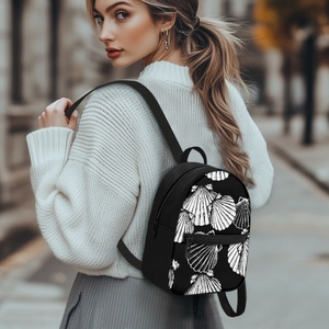 <span class=keywords><strong>Sac</strong></span> à <span class=keywords><strong>dos</strong></span> pour femmes, <span class=keywords><strong>petit</strong></span> <span class=keywords><strong>sac</strong></span> à <span class=keywords><strong>dos</strong></span> tendance pour adolescents, imprimé coquillage de style hawaïen, fermeture éclair, faible MOQ - Product Image 3