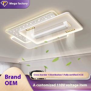 Moderno Ventilatore Elettrico Elettrico Integrato Lampada da Soffitto Per Soggiorno Sala da Pranzo Camera Da Letto Zhongshan Lampada Tutta - Product Image 2