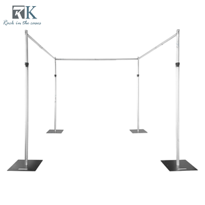 Adjustable Pipe and Drape <b>Kit</b> Telescopic Pipe and Drape System Aluminum Pipe and Drape for Wedding Decoration - Product Image 1