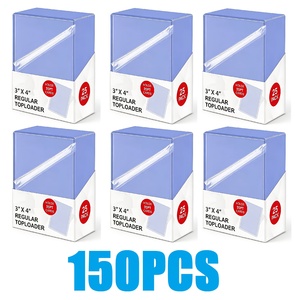 3x4 Inch Clear PVC Minimalist <b>Card</b> <b>Protectors</b> 35PT TL005 No Closure for Trading <b>Cards</b> Collection 150Pcs SKYJOY - Product Image 2