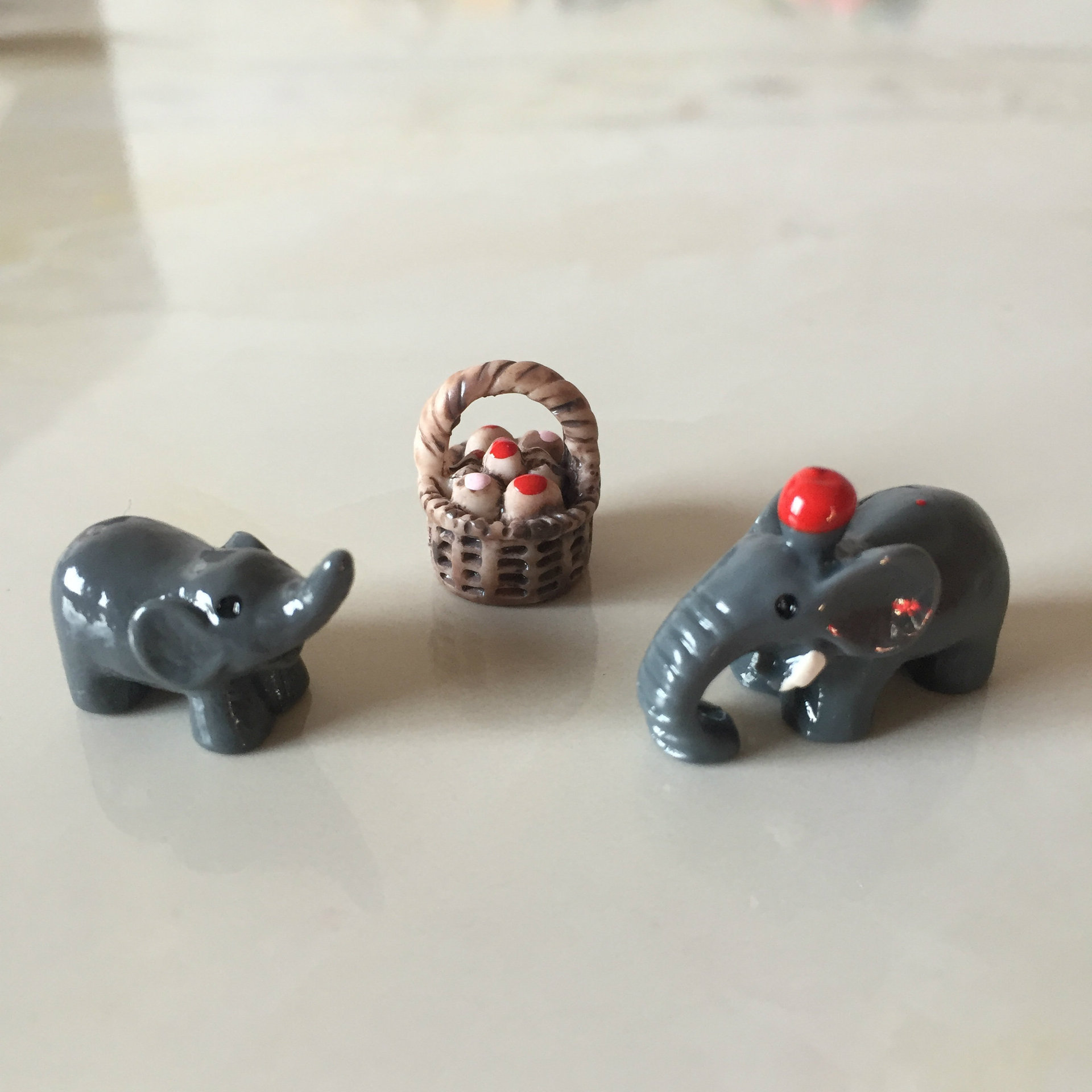 colorful Elephant three-piece set