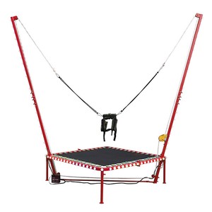 Trampoline Bungee Portable pour Parc d'Attractions, Lit de Saut pour Enfants en PVC & PP+Acier 2*2*4m, Tendance du Moment, En Vente - Product Image 4