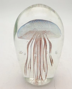 Diseño de medusas de bola de cristal de Murano transparente vívido elaborado con elegancia - Product Image 3