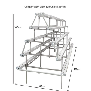 Hệ thống trồng rau thủy canh NFT thẳng đứng trong nhà kính bán buôn dành cho rau diếp - Product Image 5