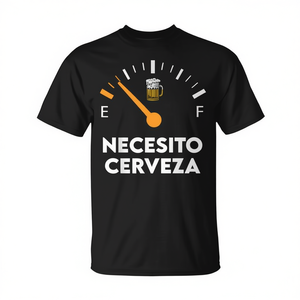 Camiseta Necesito Cerveza Retro, Diseño para Amantes de la Cerveza - Product Image 2