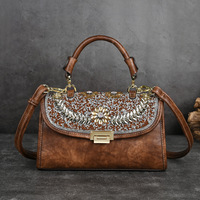 Sac à bandoulière vintage en diamant, sac à main de luxe pour femme, pochette de soirée