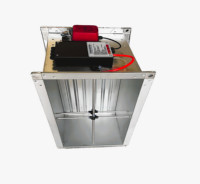 Vanne de régulation rapide du volume d'air de laboratoire, Spot Building HVAC VAV Contrôle automatique Vanne à volume d'air variable galvanisée