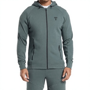 Vente en gros 100% coton Sweats à capuche à fermeture éclair pour hommes Style vintage Sweats à capuche respirants et écologiques pour hommes - Product Image 1