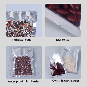 Bolsa de Vacío <span class=keywords><strong>Yin</strong></span> <span class=keywords><strong>Yang</strong></span> Semitransparente con Recubrimiento de Aluminio, Sellado de 3 Lados, a Prueba de Humedad, 160 Micras, para Alimentos, Leche/<span class=keywords><strong>Sushi</strong></span>/Gelatina - Product Image 6
