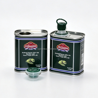 Vente en gros de boîtes en étain personnalisées imprimées de 100/175/200/250 ml pour l'huile d'olive, emballage cadeau haut de gamme pour l'huile de truffe, de citron, de noix, d'avocat et de piment