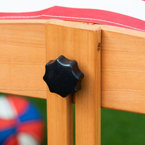 <span class=keywords><strong>Bac</strong></span> <span class=keywords><strong>à</strong></span> <span class=keywords><strong>sable</strong></span> extérieur moderne, écologique et durable en bois, avec deux bacs en plastique, toit réglable en <span class=keywords><strong>hauteur</strong></span>, caractéristiques de sécurité et rangement multifonctionnel - Product Image 2