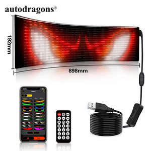 Panneau LED matriciel programmable RGB pour voiture Autodragons 898 x 192 mm, avec animation LED, pour camion - Product Image 4