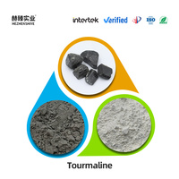 Poudre de tourmaline conforme à la norme REACH, approuvée ISO9001, matériau piézoélectrique, additif céramique industriel, fourniture de tourmaline
