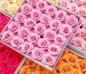 Aierflorist Manta Rose Scented Soap Flower DIY Aroma Simulation Flower Head Gift Bouquet Box Decoration Soap Flower Head - Product Image 2