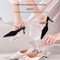 Sangles anti-chute pour talons hauts, bande de chaussures à talons hauts, anti-déchirure, pour femmes, fixation élastique réglable, lacet de chaussure, décoration de chaussures en diamant