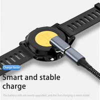 Adaptateur de charge USB C femelle pour montre Garmin, convertisseur de type C pour Fenix/Approach/Quatix/Venu, charge rapide et stable