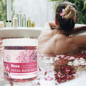 Garam mandi dengan bunga jual panas <span class=keywords><strong>Scrub</strong></span> garam Himalaya <span class=keywords><strong>Scrub</strong></span> gula tubuh alami Shea Butter pengelupasan kulit garam mandi pemutih - Product Image 3