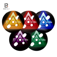 Disque abrasif diamanté de 4'' pour le ponçage des sols en béton avec trou de positionnement, haute concentration en diamant pour l'élimination des revêtements