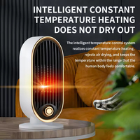 Chauffage céramique vertical PTC à la mode pour bureau à domicile alimenté par USB chauffage de bureau à faible consommation d'énergie électrique chaud et froid
