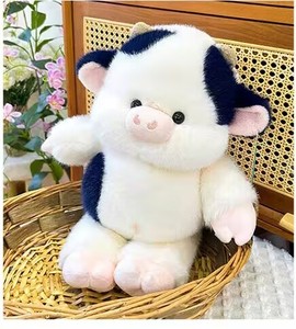 Peluche Unrunable Elefante Volpe Mucca Topolino, Cuscino Confortevole Imbottito in Poliestere e Cotone PP, Regalo per Bambini - Product Image 4