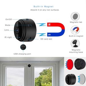 กล้อง Full HD 1080P กล้องวงจรปิดไร้สาย WIFI รุ่น A9 กล้องอินฟราเรดมองเห็นในเวลากลางคืน พร้อมรีโมทคอนโทรล กล้อง IP ไร้สาย - Product Image 2