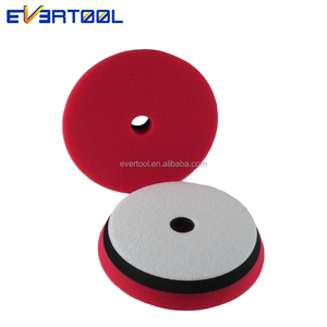 Evertool chi tiết miếng bọt biển sáp Applicator siêu cao cắt pad 180mm màu xanh lá cây bọt đánh bóng pad với vòng lặp - Product Image 3