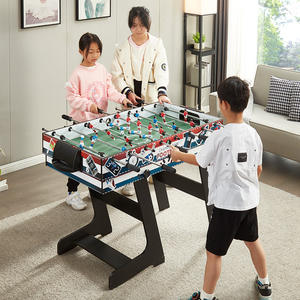 Nuovo Design Tavolo Multisport 4-in-1 Pieghevole in Tessuto Verde, <span class=keywords><strong>Dimensioni</strong></span> Personalizzabili, <span class=keywords><strong>Biliardo</strong></span>/Tennis/Hockey/Calcio, Cuscini in MDF/PVC/Plastica - Product Image 3