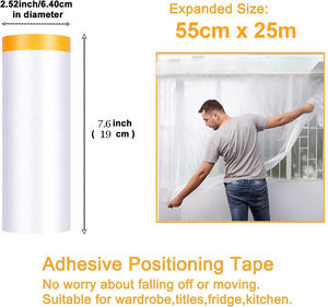 ฟิล์มพลาสติกป้องกันสีกันความชื้นสำหรับทาสี - Product Image 2