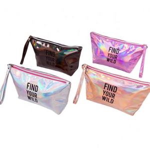 Fashion <b>Women</b> Outdoor Lightweight Makeup Case Laser Pvc Zipper Cosmetic <b>Bags</b> Hologram <b>Toiletry</b> <b>Bag</b> Pouch - Product Image 1