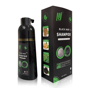 Shampoo colorant capillaire noir rapide 400 ml <span class=keywords><strong>pour</strong></span> couvrir les cheveux blancs et gris <span class=keywords><strong>pour</strong></span> homme et femme, utilisation facile, Asie, Afrique - Product Image 3