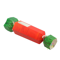 Boîte en papier en forme de carotte adorable avec lamination mate, matériaux recyclés et écologiques pour cadeaux de bonbons