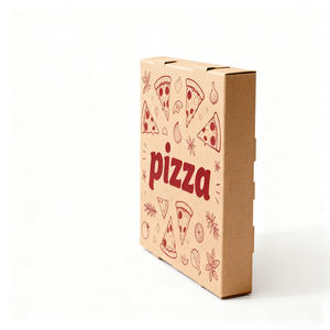 Boîte à pizza robuste à prix réduit 20*20*4.5cm Emballage à pizza de qualité commerciale Dimensions personnalisables Conteneur à pizza en gros - Product Image 6