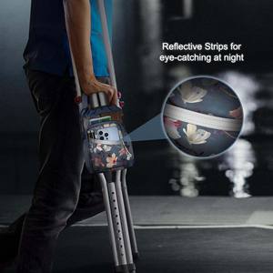 Échantillon gratuit : Sac de transport pour béquilles, pochette de rangement pour canne, accessoires médicaux pour béquilles sous les bras pour jambe cassée - Product Image 6