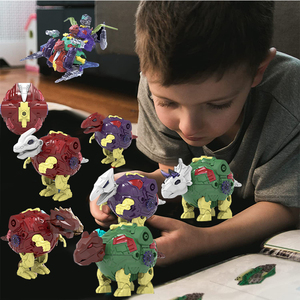 Juguetes Educativos DIY 6 <span class=keywords><strong>en</strong></span> 1 STEM, Robots de Dinosaurios Transformables, Juego de Juguetes, <span class=keywords><strong>Huevo</strong></span> de <span class=keywords><strong>Dinosaurio</strong></span> <span class=keywords><strong>que</strong></span> <span class=keywords><strong>se</strong></span> Convierte <span class=keywords><strong>en</strong></span> Figuras de Acción de Dinosaurios - Product Image 2