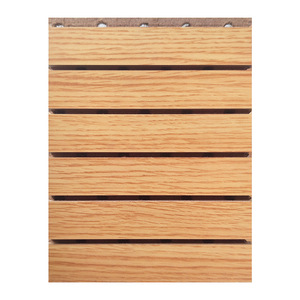 Wooden Sound Absorbing Panels MDF Rectangle Industrial Design For KTV And Kindergarten Fireproof Wall Decoration - Product Image 2