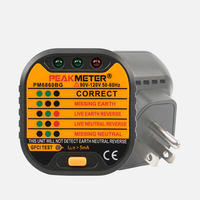 Testeur de prise, instrument de test de circuit, testeur de fil de terre et de neutre
