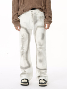 Pantalones vaqueros de mezclilla para hombre con anís, hisopo, regaliz y menta, corte ajustado, venta al por mayor - Product Image 1