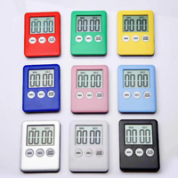 Minuterie de cuisine numérique à LED Compte à rebours Horloge magnétique Alarme Outils de cuisson électroniques