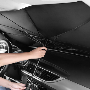 Custom Car Sunshades Anti UV Folding 190T Windshield <b>Shade</b> Umbrella Car Front Windshield Protector with Storage Bag - Product Image 2