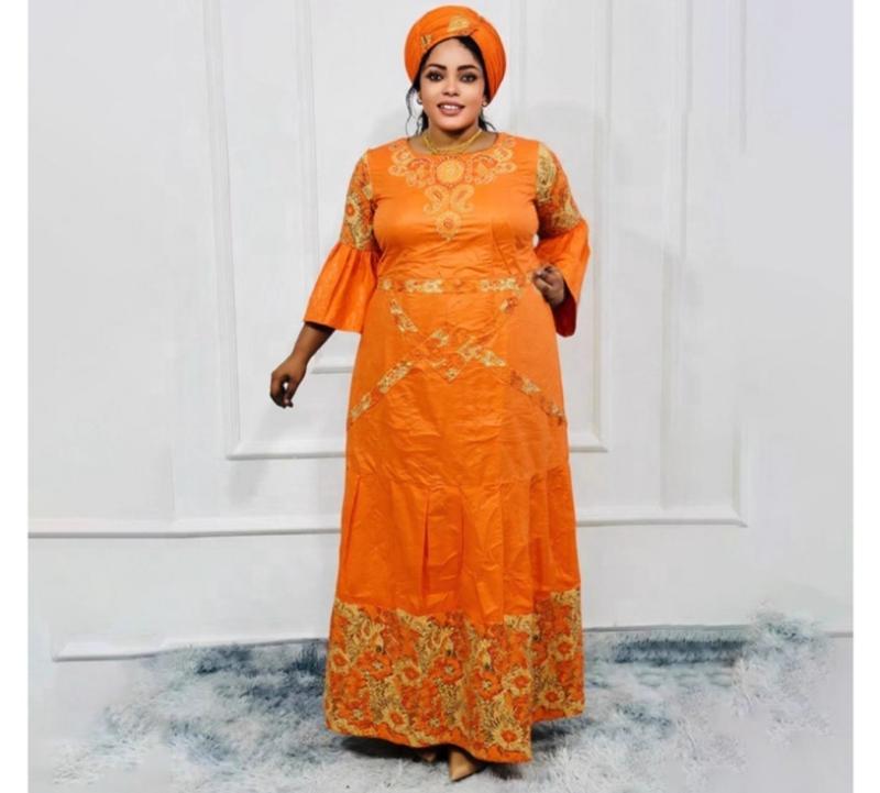 knee length dresses for ladies Buy Arpita Sulakshana Burnt Orange Foil Print Gown For Women Available  online at ScrollnShops