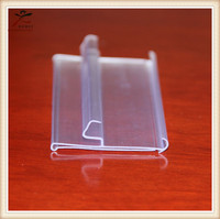Porte-étiquettes en PVC extrudé pour bande de données, longueur 1000 mm, épaisseur 0,6 mm, Te39