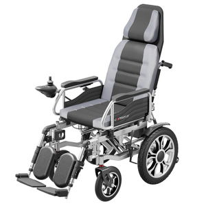 Silla de Ruedas Eléctrica con Respaldo Reclinable y Reposapiés Ajustables a Distancia, 700W, Respaldo Alto, Freno EABS, Brazos Abatibles, Indicaciones de Voz -218 - Product Image 1