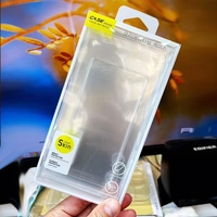 Boîte d'emballage pour coque de téléphone avec fenêtre transparente en PVC, personnalisable avec logo, avec crochet pour coque de téléphone de 5,5 à 6,9 pouces