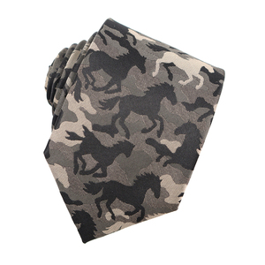 Corbata de Poliéster con Estampado Animal, Corbata de Camuflaje Artesanal <span class=keywords><strong>para</strong></span> Hombre, Estilos Modernos Personalizados, Fabricante - Product Image 2