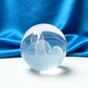 Bola de Cristal Luminosa de Alta Calidad con Diseño de Anime, Grabado Láser con Logotipo Personalizado, para Niños, Coleccionable Transparente - Product Image 5