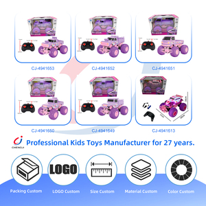 Chengji Pink Rc Car Compre ahora <span class=keywords><strong>1</strong></span>/18 Electric Drive Off-Road 2,4G Rueda grande Vehículo todoterreno Coche de control remoto púrpura - Product Image 4