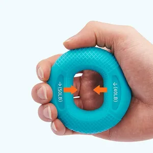 Double Strength Silicone Grip Ring Finger Movement Trainer And Hand Gripper For Fitness Workouts Improves Grip Strength