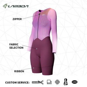 <span class=keywords><strong>Tuta</strong></span> Aerodinamica per <span class=keywords><strong>Uomo</strong></span> e Donna, Tecnologia Senza Cuciture, Speedsuit Personalizzabile ODM, Etichetta Privata, Body da Ciclismo - Product Image 3