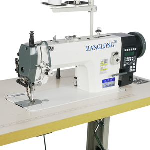 0303DFH Direct Drive Flat-bed Automatic <b>Walking</b> Foot Lockstitch Industrial Sewing <b>Machine</b> With Double Transport - Product Image 3